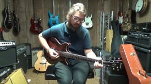 Red Ibanez AM-53 Guitar Demo