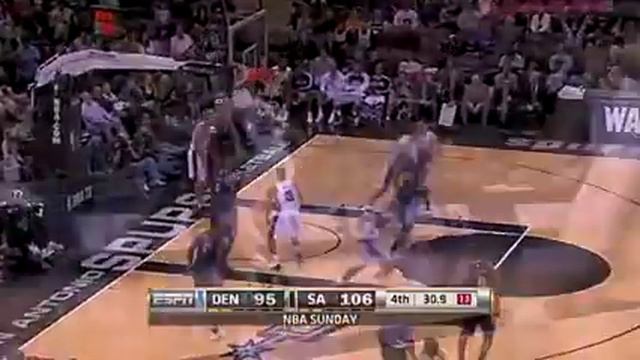 J.R. Smith dunks on Tiago Splitter! смотреть онлайн