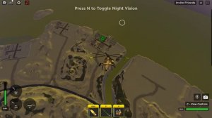как управлять вертолетом в War Tycoon Roblox