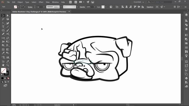 Adobe Illustrator Tutorial: Applying Cartoon Brushes