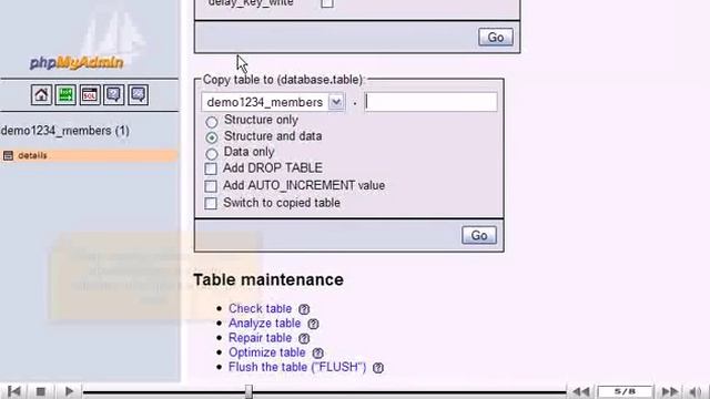 Copying a database table with phpMyAdmin - phpMyAdmin Tutorials смотреть онлайн