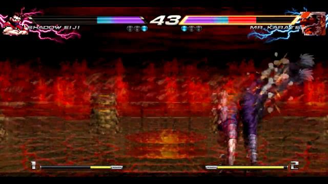 MUGEN 2019 Tekken 7 [Shadow eiji vs Mr karate] ||mugen 1.1 смотреть онлайн