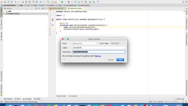 Working with git in Android Studio using Github - PART 1 смотреть онлайн