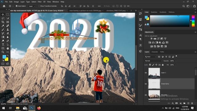 New Year 2020 Photo Editing in Photoshop CC 2020 || Pixmania смотреть онлайн