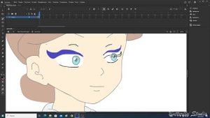 Adobe Animate -анимация глаз(моргание)