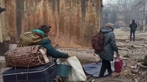 Эвакуация мирных жителей из Мариуполя