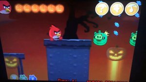 Angry birds Halloween adventure flash game