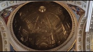 РИМ. ЧУДО-фрески  в церкви Игнатия  Лойолы (XVII в.). ШИКАРНАЯ  ИЛЛЮЗИЯ  в 3D.