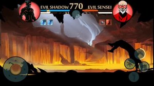 Evil Shadow Vs All Sensei Shadow Fight 2