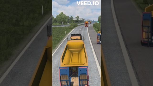 ✔️funny Euro Truck Simulator 2✔️Боевая Сальтуха #short #shorts #funnyvideo  #glanceatgame #гленсыч