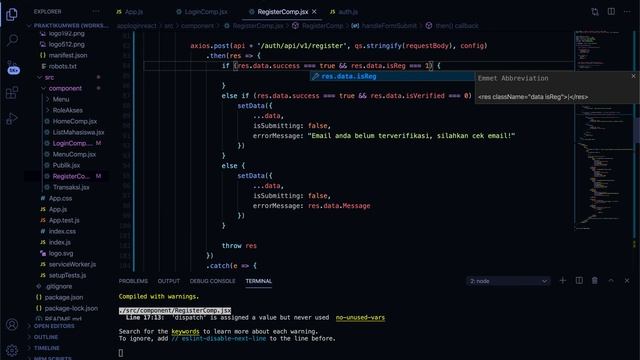 React Tutorial #47 ReactJS Email Verification dan Register User Part 3 | Tutorial ReactJS Indonesia смотреть онлайн