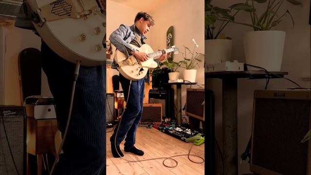 SLIDE OR FINGERS ON OPEN TUNING? OPEN D IBANEZ AF75 TDG WHITE HOLLOWBODY TWEED SUPER X BLUES JUNIOR смотреть онлайн