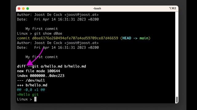git training | Chapter 16: git show смотреть онлайн