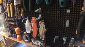 Система хранения ToolBoard после года использования. Мастерская на балконе