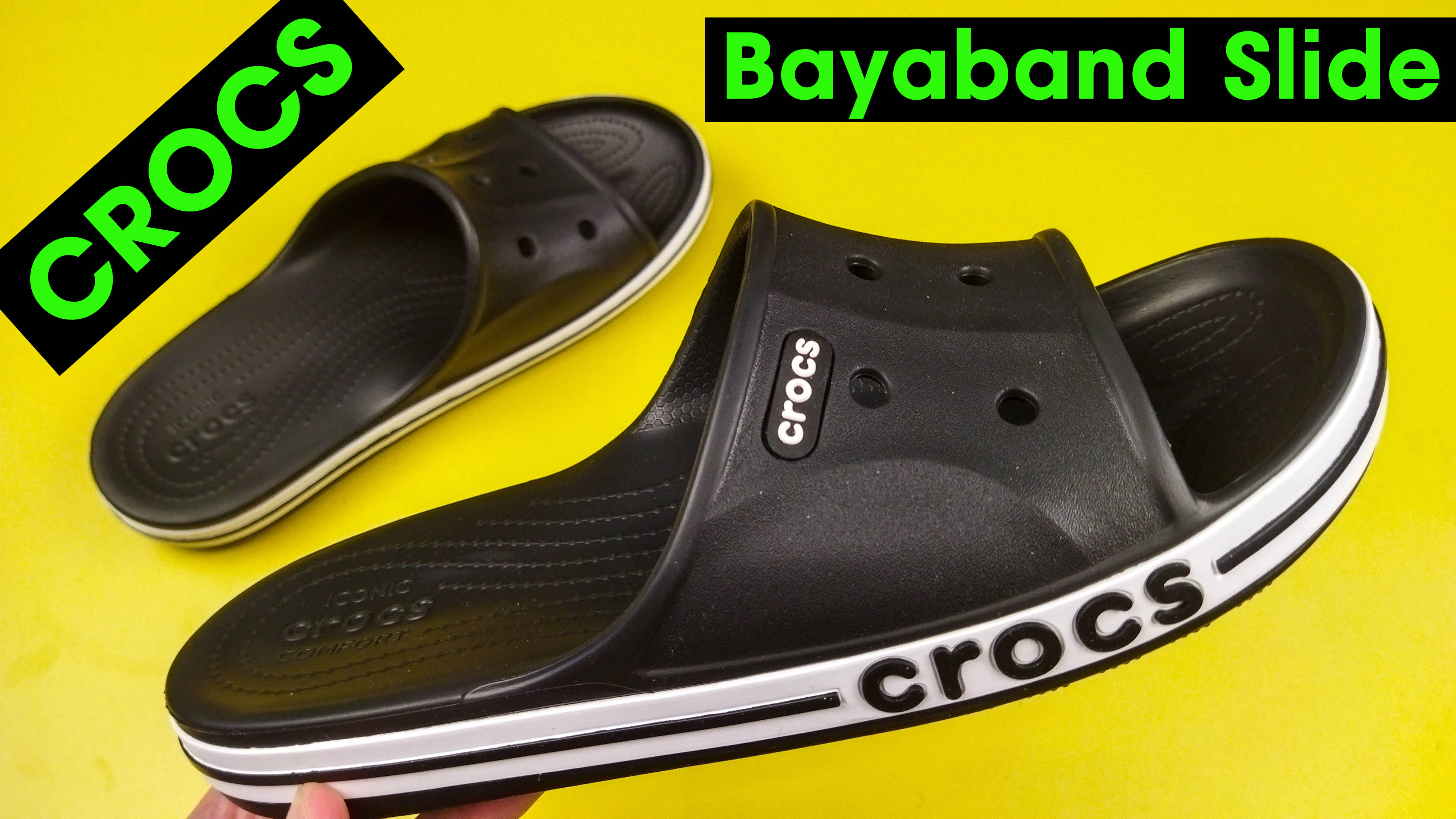 Тапочки CROCS Bayaband Slide - Мой ОБЗОР и ОТЗЫВ смотреть онлайн