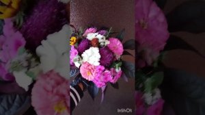 Мини букеты к 1 сентября из садовых цветов