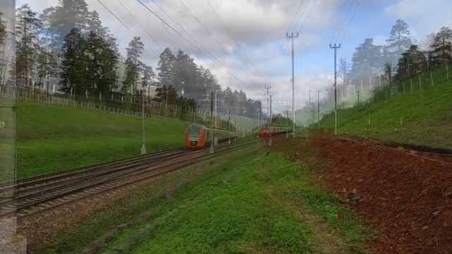 Russian railways: awesome trains on the railway Moscow - Tver смотреть онлайн