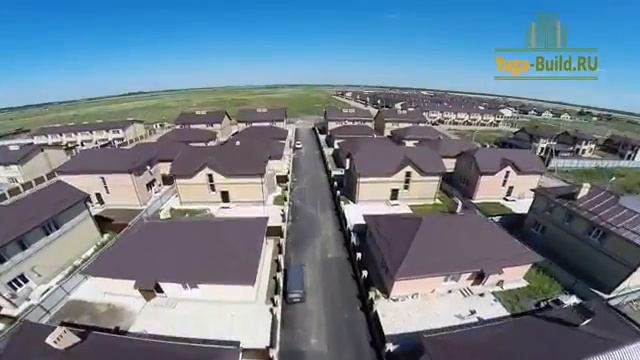 КП Вилла Роз  Краснодар  Коттеджный поселок Вилла Роз   видео с высоты птичьего полета