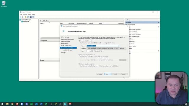 Installing Windows Server 2022 as a Virtual Machine in Hyper-V смотреть онлайн