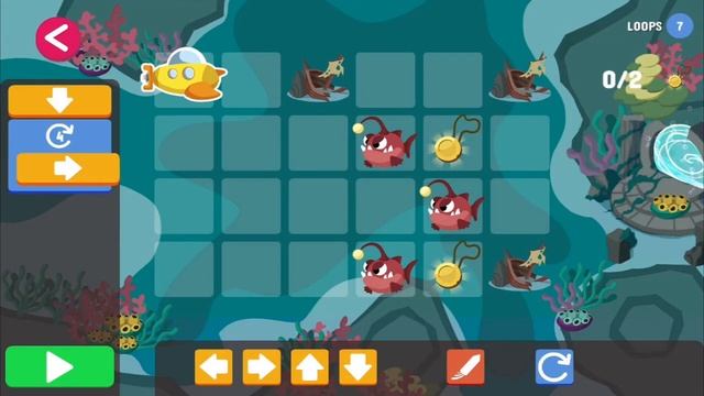 Coding Skills Level 3 Loops - Block Coding Game - Games to Learn Coding