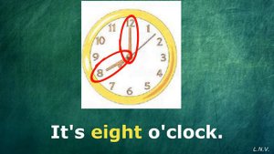 What time is it? - It's seven o'clock.