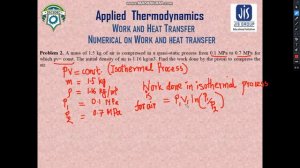 Module 1 Lecture 5 Numerical Problems Regarding heat and Work Transfer