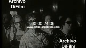 DiFilm - Monseñor Caggiano oficia misa en la Catedral (1967)