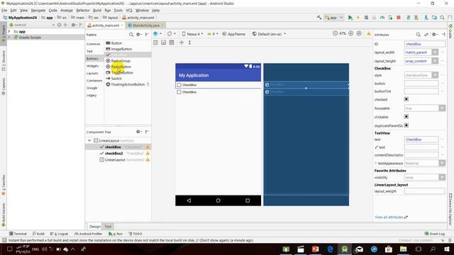 كورس الأندرويد الدرس 13: العمل مع Check Box و Radio Button смотреть онлайн