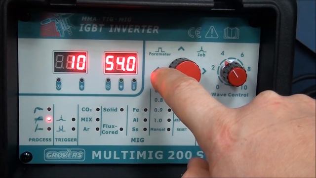 Обзор полуавтомата GROVERS MULTIMIG 200SYN смотреть онлайн