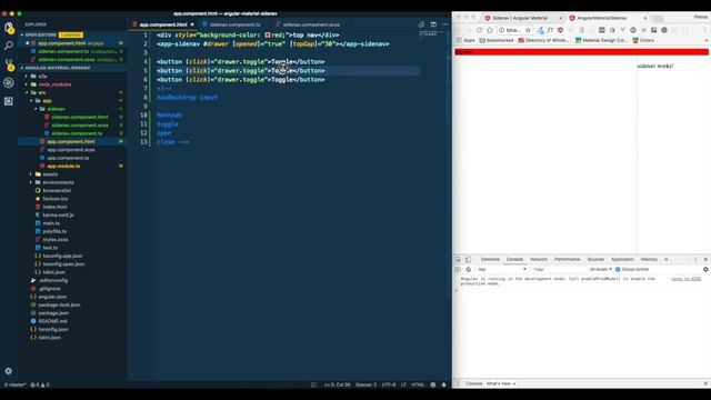 Re-building Angular Material Sidenav смотреть онлайн