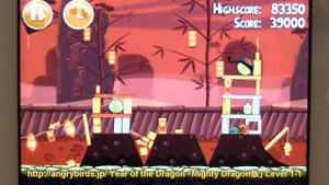 アングリーバード(Angry Birds)Seasons 「Year of the Dragon」 Mighty Dragon Level 1-1