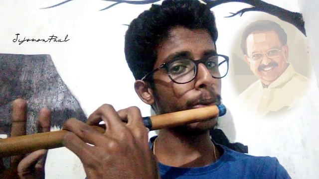 TRIBUTE TO S.P. BALASUBRAMANYAM SIR | Mannil Intha Kathal | Flute Short Cover By Jijo Paul смотреть онлайн