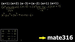 (x+1)(x+2)(x-3)=(x-2)(x+1)(x+1) ecuaciones con parentesis , hallar x ecuacion con incognita