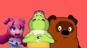 футаж Пинки вупсень винни-пух смеётся