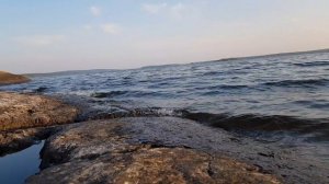 шум волн, видео для фона. Карелия, Укшозеро. ASMR nature