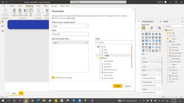 AMAZING TIP TO CHANGE X AXIS &Y AXIS DYNAMICALLY IN POWER BI || FILED PARAMETER IN WHAT IF PARAMETE
