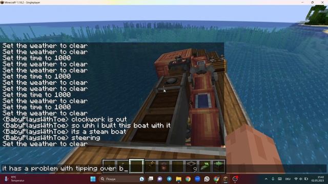 minecraft valkyrien skies: clockwork. Steam boat смотреть онлайн