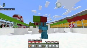 MINECRAFT | Funny Snow Ball Fight & Ice Race Championship