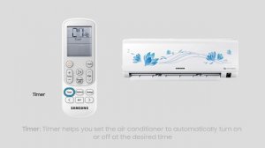 Samsung Inverter AC: How to use the remote