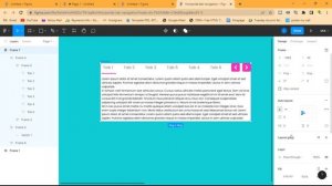 Figma Horizontal Tabs With Slide Indicator | Tabs Prototype In Figma (2022)