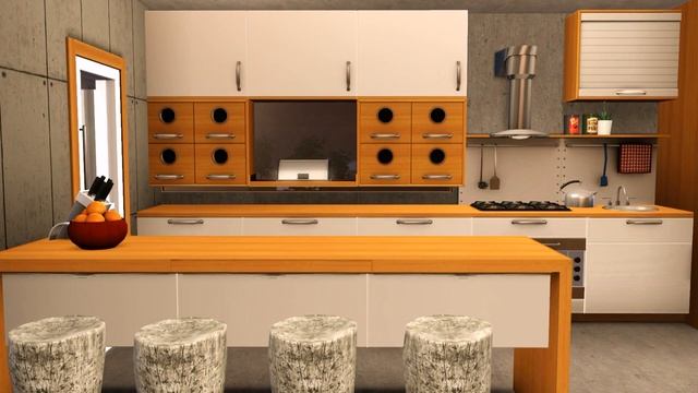 SIms 3 - Modern Hollywood mansion 1080p смотреть онлайн