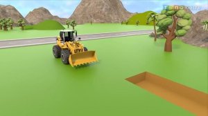 Грузовики для спасения животных для детей | Строительство зоопарка для слонов