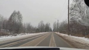 Глубинка Вологодской области. Дорога в пгт Кадуй от трассы Новая Ладога.
