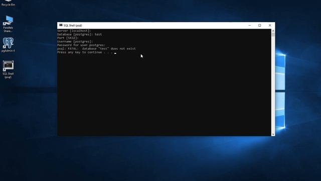 PostgreSQL: PSQL & PgAdmin 4 (Windows) | Course | 2019