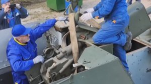 Реставрация САУ Су-76М — продолжение работ