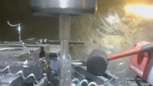 Токарка на фрезерном, - первый тест1