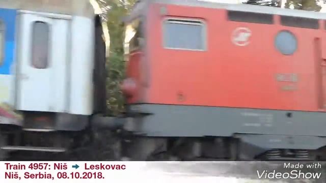 Serbian railways: Regio train 4957 Niš - Leskovac смотреть онлайн