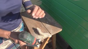 Ручка простая из доски сороковки