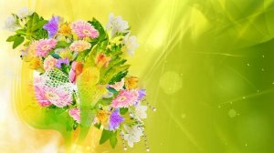 Футаж. Цветочный фон 10 Footage. Floral background 10
