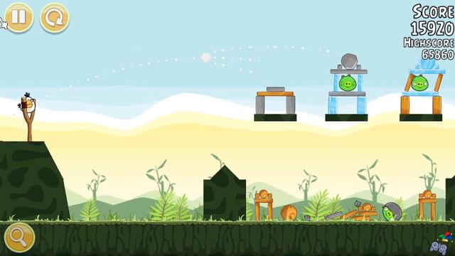 Только два удара | Шут проходит Angry Birds #39 (уровень 2-18) смотреть онлайн